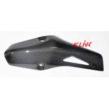 Protector de tubo de escape de fibra de carbono para Kawasaki Zx10r 2016